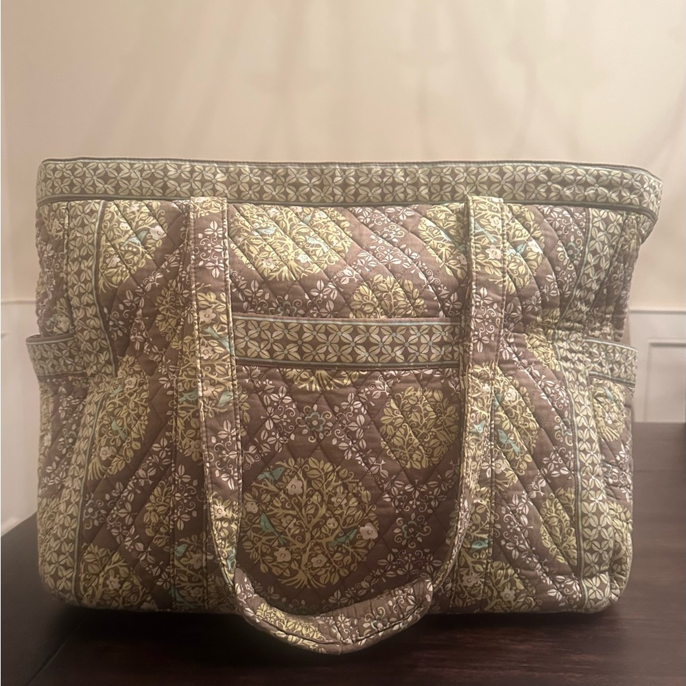 Gently used Vera Bradley travel, large tote, or baby bag.